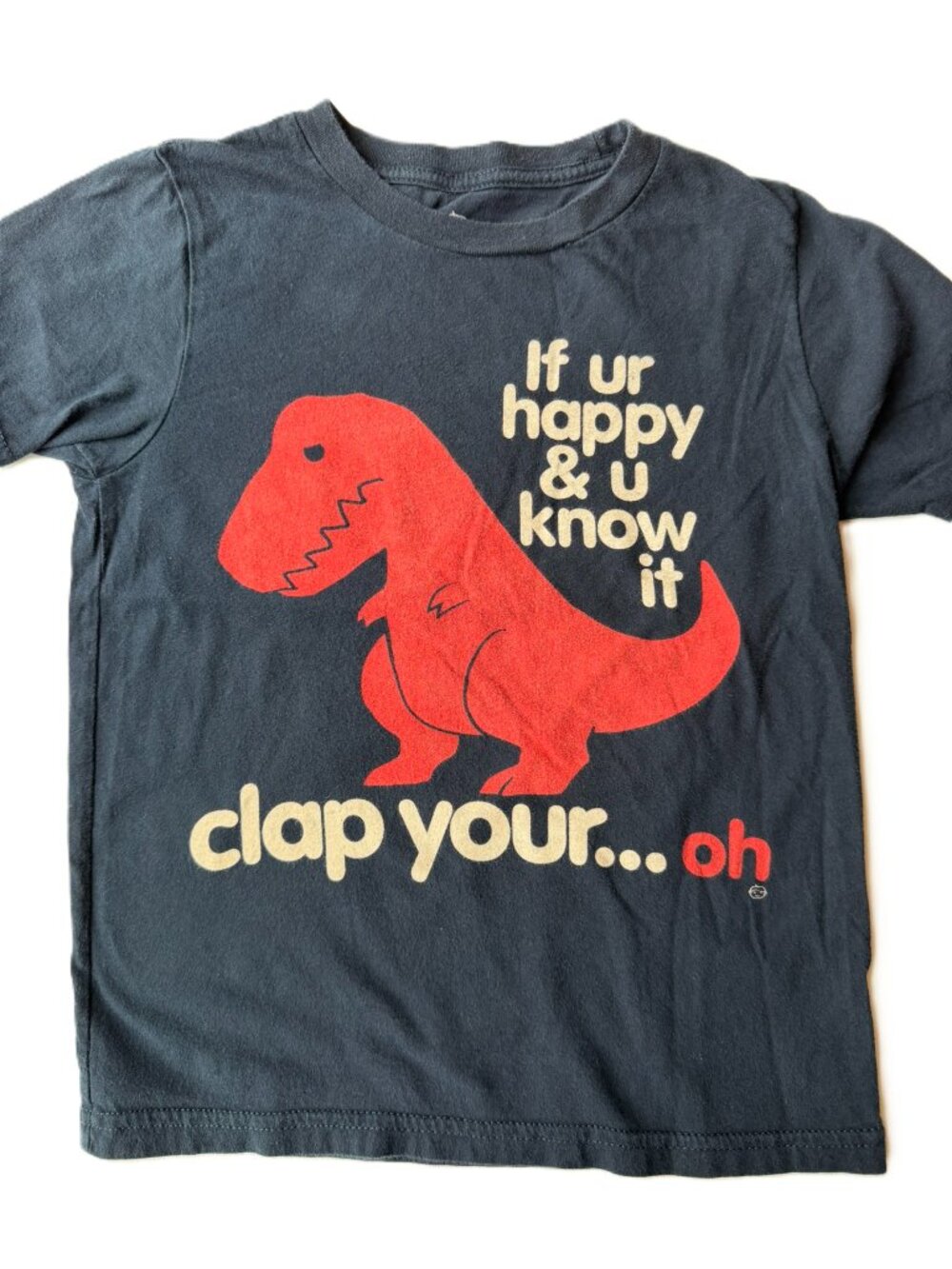 5/$10 | Boy's Shortsleeve T-Shirt Blue Dinosaur Graphic